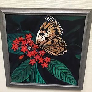 Original painting beautiful butterfly